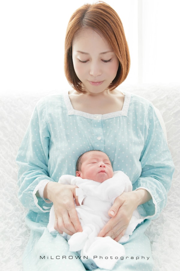 新生児フォト　＠愛育病院