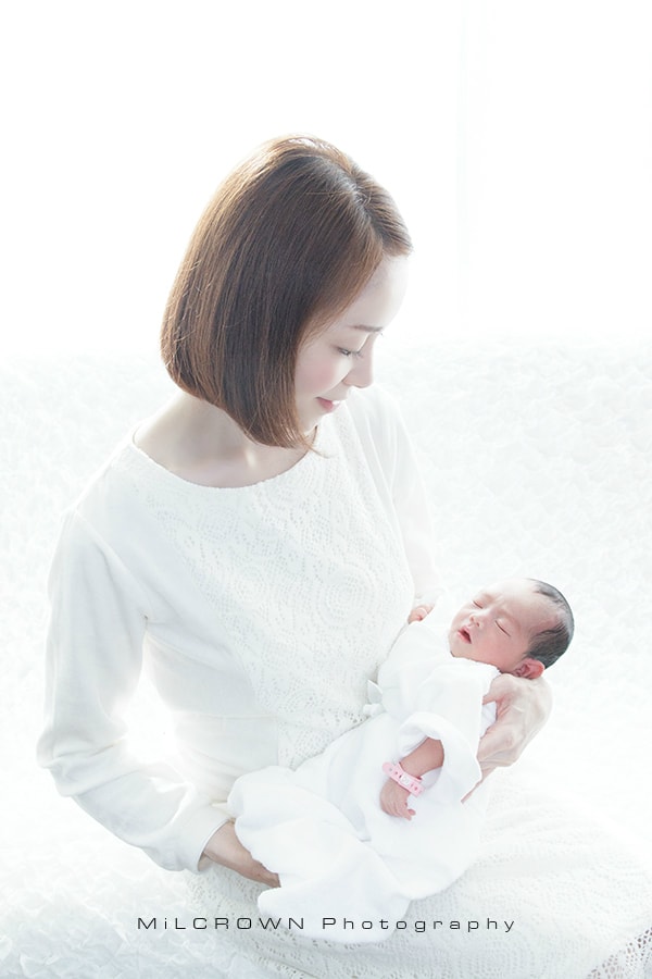 新生児フォト　＠愛育病院