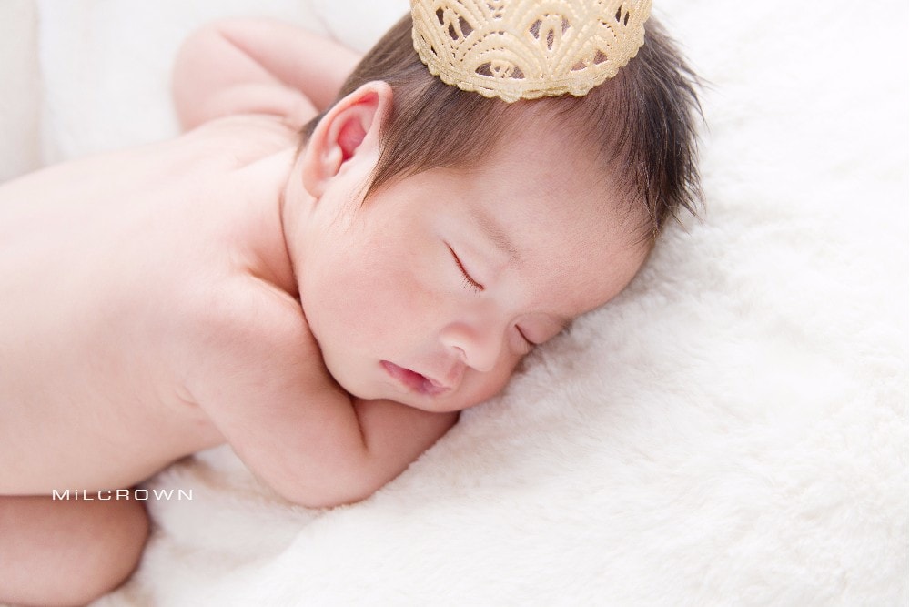 ニューボーンフォト東京 ミルクラウン 出張撮影