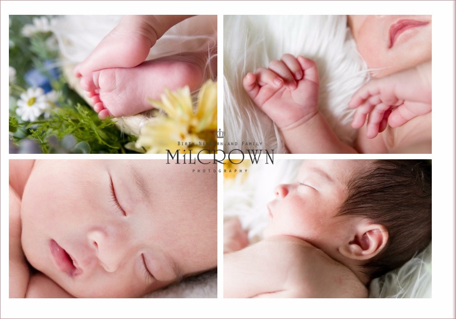 ニューボーンフォト東京 ミルクラウン 撮影作品