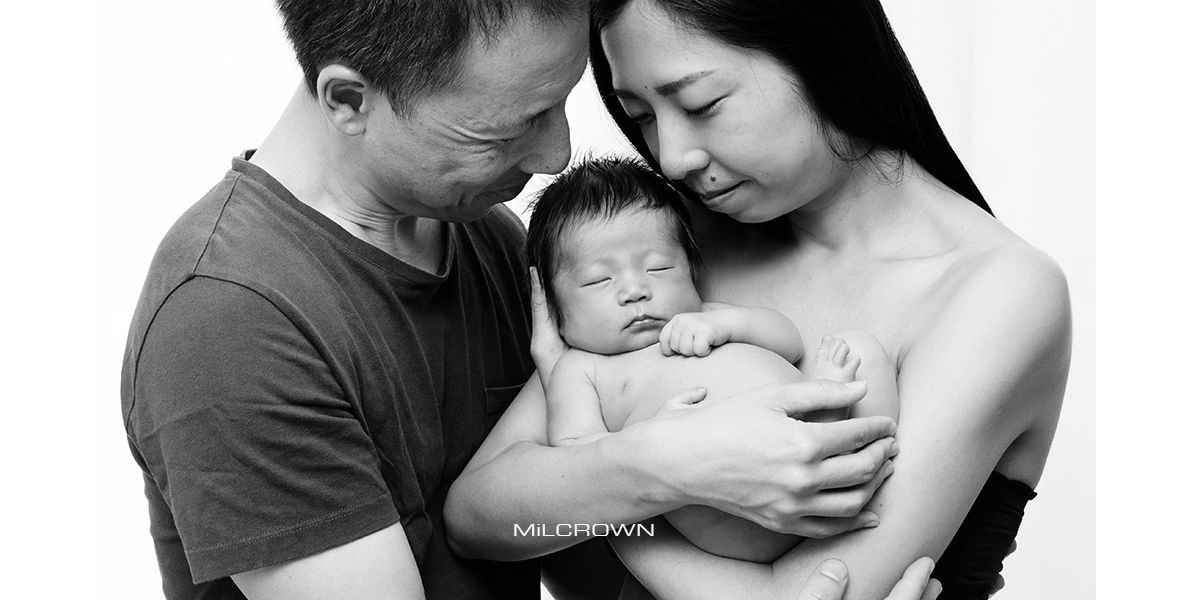 ミルクラウン　ニューボーンフォト東京　出張撮影
